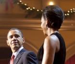 Barack et Michelle Obama à Washington pour la nuit de Noël le 13/12/09  