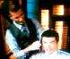 David Beckham en train de refaire le portrait de George Lopez