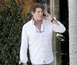 David Hasselhoff sur Melrose Avenue à Los Angeles, le 16 décembre 2009