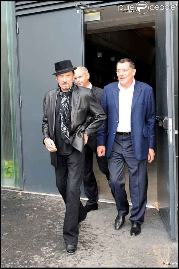 Johnny Hallyday et Jean-Claude Camus 