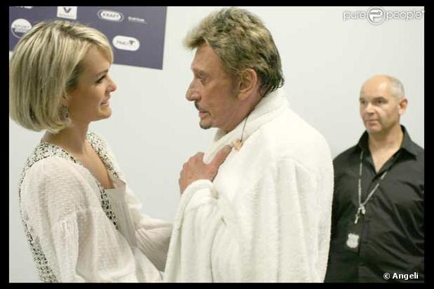 Johnny Hallyday et Laeticia 
