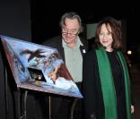 Nathalie Baye et Gérard Garouste (Palais de Tokyo à Paris, 17 décembre 2009)
