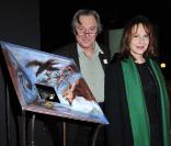 Gérard Garouste et Nathalie Baye (Palais de Tokyo à Paris, 17 décembre 2009)