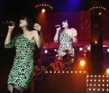 Lily Allen sur la scène de la Brixton Academy de Londres, le 17 décembre 2009.