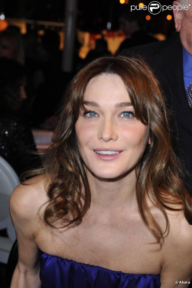 Carla Bruni au Dîner de la Mode. 30 janvier 2009 
