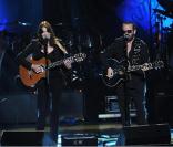 Carla Bruni à New York avec Dave Stewart pour l'hommage à Mandela