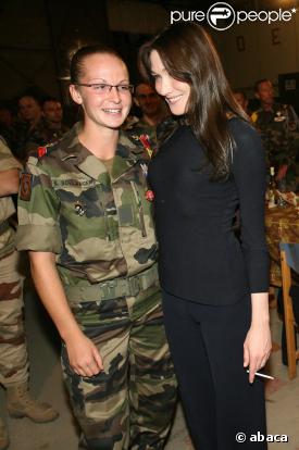 Carla Bruni-Sarkozy et Nicolas Sarkozy au Tchad