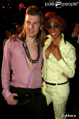 Mia Frye et le styliste Christophe Guillaume