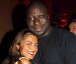 Photo exclusive Mouss Diouf et Sandrine en 2005