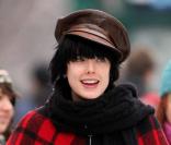 Agyness Deyn se promène à New York le 31 décembre 2009 avec des amis