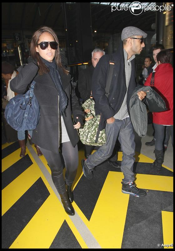 Alicia Keys et le rappeur Swizz Beatz à Paris début décembre