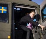 Victoria de Suède et son fiancé Daniel Westling se sont rendus en Afghanistan au début du mois de janvier 2010 pour soutenir les troupes suédoises