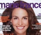 Inés Sastre en couverture de Marie Claire