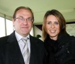 Laurent Fignon et sa femme, Valérie, le 27 janvier 2008 !