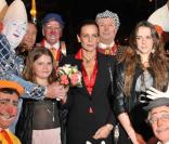 Stéphanie de Monaco et ses filles Pauline et Camille lors du deuxième jour du 34th Festival du cirque de Monte-carlo, le 15 janvier 2010