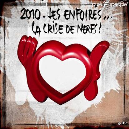 La Crise de Nerfs , le nouvel album des Enfoirés, dans les bacs en mars 2010.