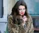 Mischa Barton sur le tournage de Law & Order à New York le 18/01/10