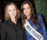 Sylvie Tellier et Malika Ménard en décembre 2009