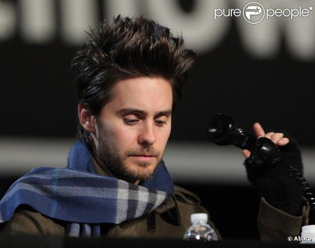 Jared Leto à Los Angeles pendant le Téléthon pour Haïti organisé le 22 janvier par George Clooney et Wyclef Jean.