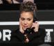 Alyssa Milano à Los Angeles pendant le Téléthon pour Haïti organisé le 22 janvier par George Clooney et Wyclef Jean.