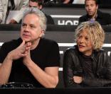 Meg Ryan et Tim Robbins à Los Angeles pendant le Téléthon pour Haïti organisé le 22 janvier par George Clooney et Wyclef Jean.