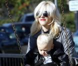 Gwen Stefani avec ses enfants Kingston et Zuma le 23 janvier à Los Angeles