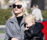 Gwen Stefani avec ses fistons à Los Angeles le 23 janvier 2010