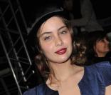 Marie-Ange Casta au défilé Giorgio Armani Privé, le 25 janvier 2010