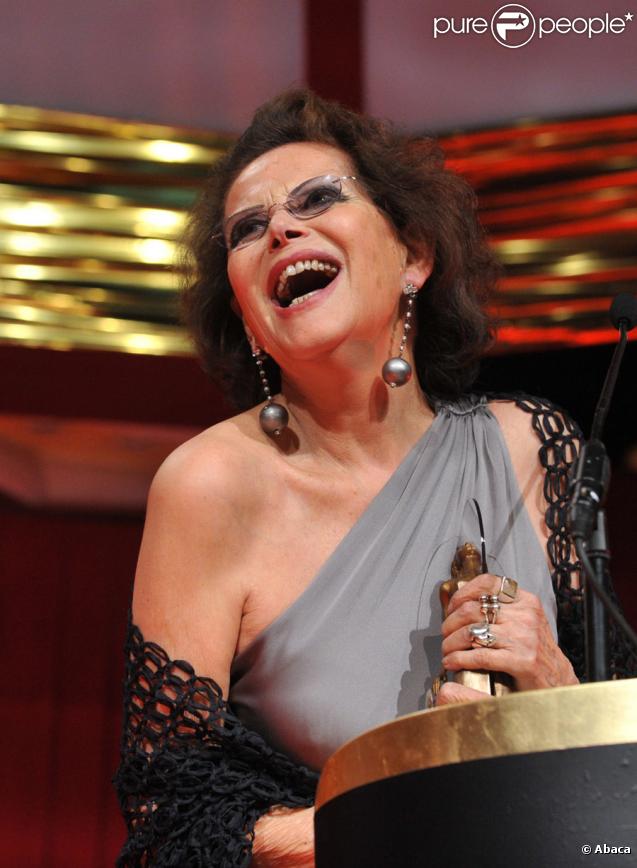 Claudia Cardinale lors des DIVA Awards à Munich le 26 janvier 2010