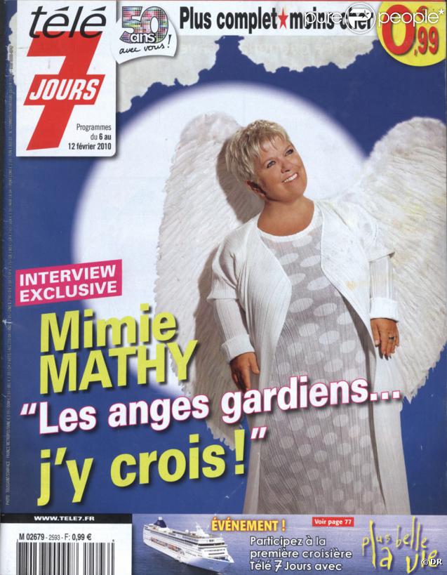 Mimie Mathy en couverture de télé 7 jours