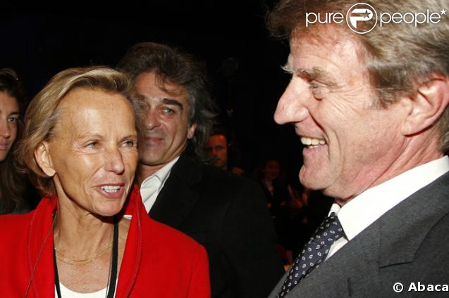 Christine Ockrent et son compagnon Bernard Kouchner, à Deauville, pour le Forum des femmes 