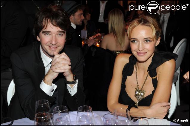 Antoine Arnault et Hélène de Fougerolles lors du Dîner de la mode au pavillon d'Armenonville le 28 janvier 2010