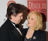 Tony Scotti et Sylvie Vartan lors du Dîner de la mode au pavillon d'Armenonville le 28 janvier 2010