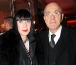 Chantal Thomass et son mari lors du Dîner de la mode au pavillon d'Armenonville le 28 janvier 2010