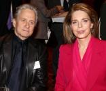 Michael Douglas et la reine Noor au sommet Global Zero à Paris le 2 février 2010