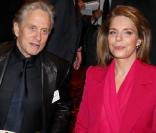 Michael Douglas et la reine Noor au sommet Global Zero à Paris le 2 février 2010