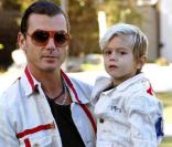 Gavin Rossdale et Kingston à Los Angeles le 7 février