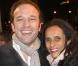 Vincent Perez et Karine Sylla à l'occasion de l'avant-première de  From Paris with Love , à l'UGC Normandie, sur les Champs-Elysées, à Paris, le 11 février 2010.
