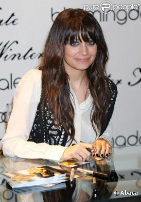 Nicole Richie à New York pour la promotion de sa ligne Winter Kate. Le 16 février 2010