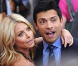 Mark Consuelos et Kelly Ripa à la première mondiale de Cop Out. 22/02/2010, à New York