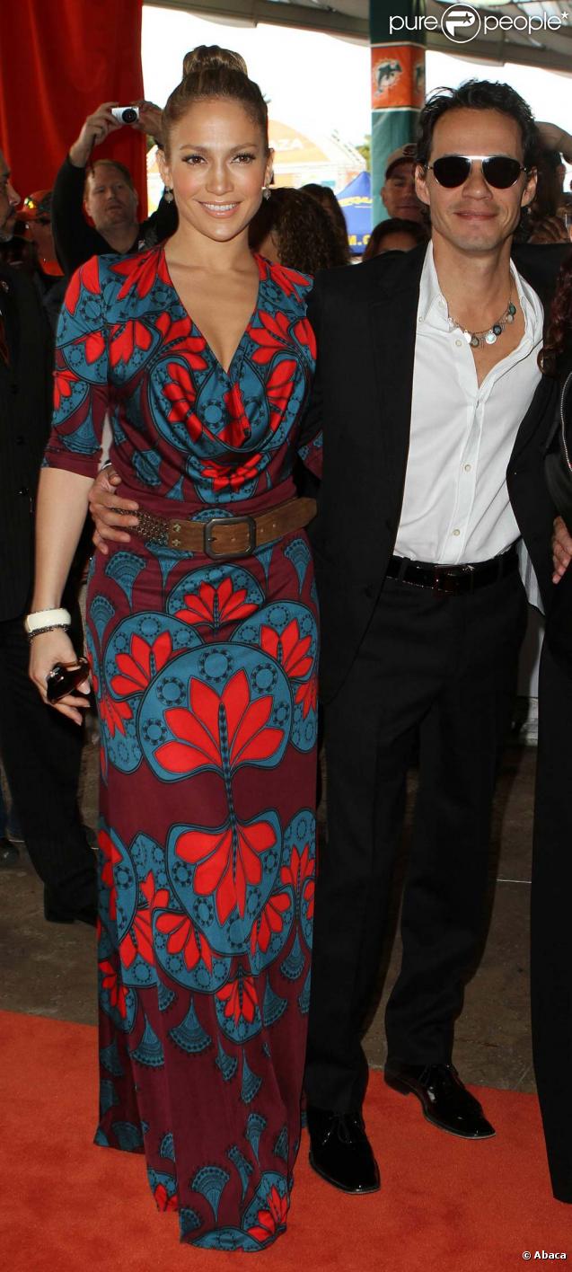 Jennifer Lopez et son mari Marc Anthony ! 