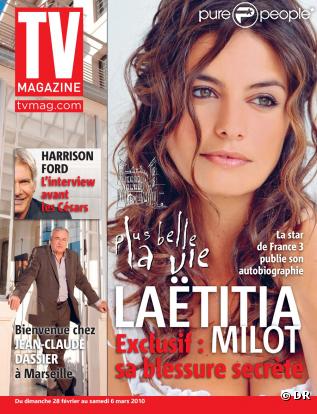 Laëtitia Milot en couverture de TV Magazine 