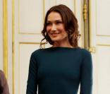 Nicolas Sarkozy et Carla Bruni au prestigieux dîner d'Etat, à l'Elysée. Ils ont reçu Dmitri Medvedev et son épouse Svetlana. 02/03/2010