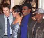 Ethan Hawke, Shannon Kane, Wesley Snipes et Don Cheadle lors de la première de Brooklyn's Finest (L'Elite de Brooklyn) le 2 mars 2010 à New York 