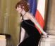 Mylène Farmer arrive à L'Elysée, le 2 mars 2010.