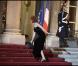 Mylène Farmer arrive à L'Elysée, le 2 mars 2010.