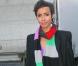 Sonia Rolland à son arrivée au défilé Sonia Rykiel le 7 mars à Paris