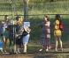 Les filles reviennent de la plage