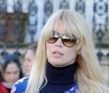 Claudia Schiffer à Londres, le 8 mars 2010