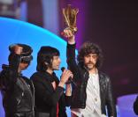 Les victoires de la musique 2008 : le groupe Justice, Nagui et Ariel Wizman